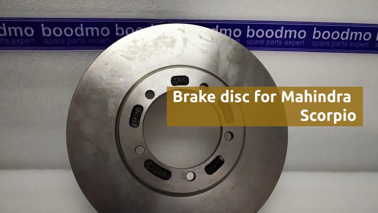 Brake disc for Mahindra Scorpio YouTube