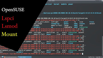 Lspci Lsmod Mount Modinfo Commands آشنایی با دستورات مدیریت لینوکس #Lspci #Lsmod #Mount #Modul