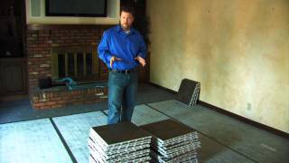 SnapStone Porcelain Tile Installation - Floor Layout