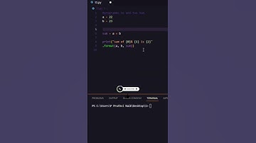 Python program to add two numbers | #viral #shorts #trending #python3