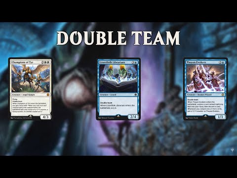 MTG Arena Mechanic: Double Team | Alchemy Horizons: Baldur's Gate With Amazonian