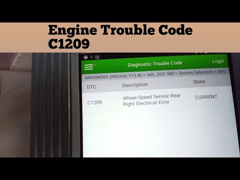 Engine Trouble Code C1209