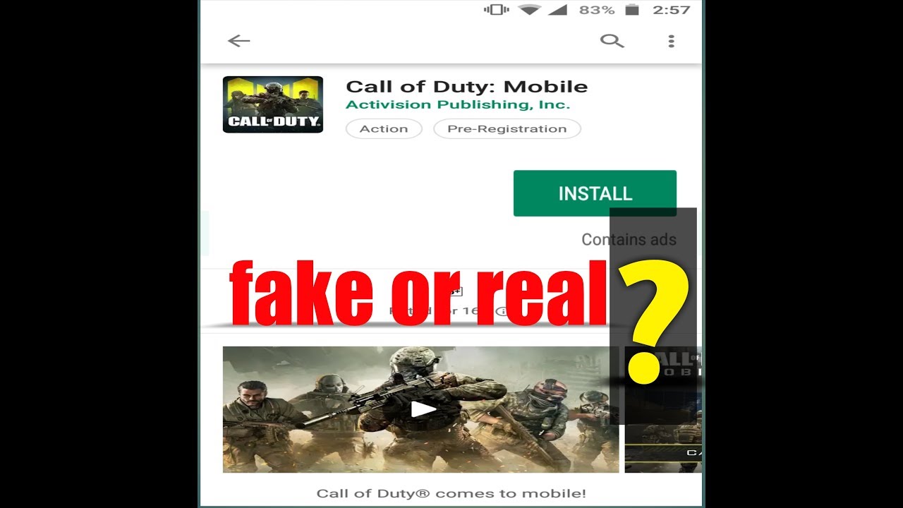 Call of duty mobile real, 