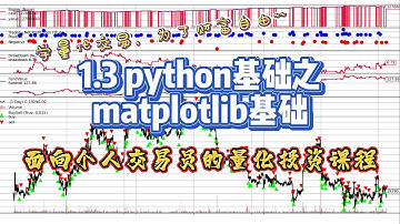 1 3 用Python做比特幣的量化交易實盤之python基礎 matplotlib基礎