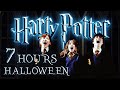 🎃 7 hours Halloween Harry Potter Ambience ⚡ Dark/ Moody/ Rainy/ Hogwarts/ 👻Ghosts/ Moving Background