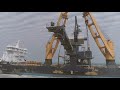 Sal mv calypso loading siwertell ship unloader