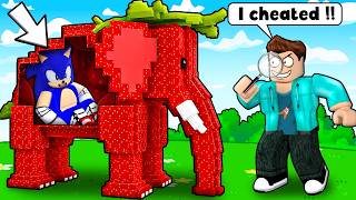 I SECRETLY CHEATED ON BRAINROT HIDE AND SEEK IN ROBLOX !!