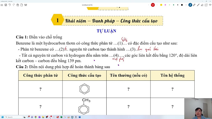 Các dạng bài tập hóa hữu cơ thi đại học năm 2024