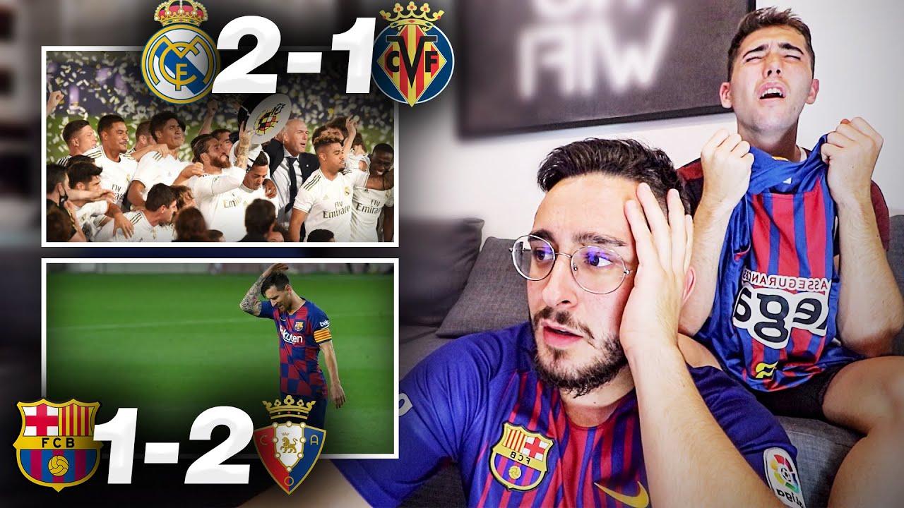 Reaccionando al MADRID CAMPÉON DE LIGA... *CULÉS REACCIONAN*