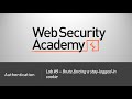 Authentication Vulnerabilities - Lab #9 Brute-forcing a stay-logged-in cookie | Long Version