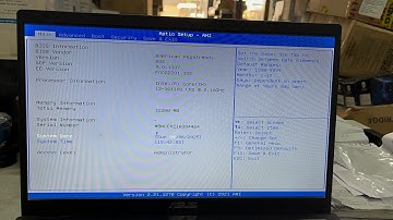 Fix - Aptio Setup Ami Windows 11 Asus Laptop