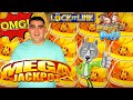 Huff N Puff Slot Machine HUGE HANDPAY JACKPOT - New Slot Machine Max Bet Bonus & BIG WIN !MUST WATCH