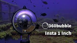360bubble Insta 1 Inch underwater housing for Insta360 One RS 1 - Inch