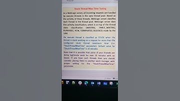Weblogic Server Stuck Thread Max Time Tuning