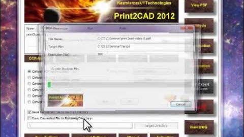 PDF to DWG with Print2CAD 2012 - Training 6