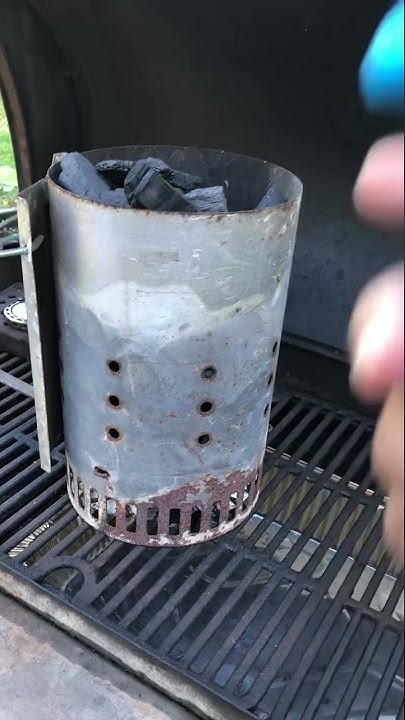 How to start coals without Liquid Lighter Fluid Using a Charcoal