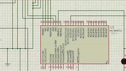 Thermometer using LM35 with high T alarm and   Temperature Controlled DC fan by pwm on pic16f877a