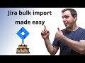 Easily create Jira issues from a list with bulk import!