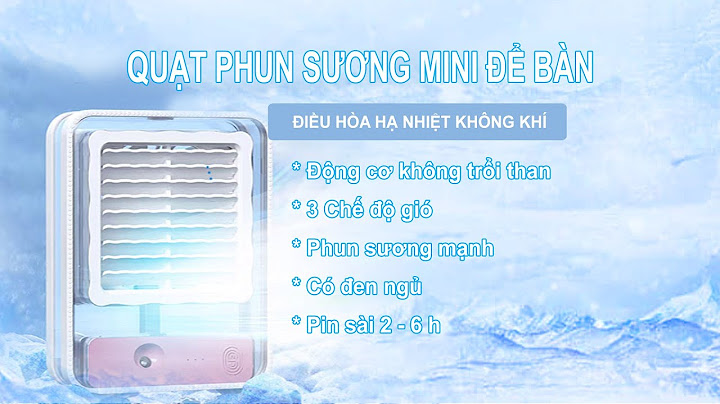 Hướng dẫn sử dụng quạt phun sương yakoon yk 668 năm 2024