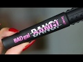 Benefit Cosmetics BAD GAL BANG MASCARA Quick Review Swatch Tutorial on Asian Lashes