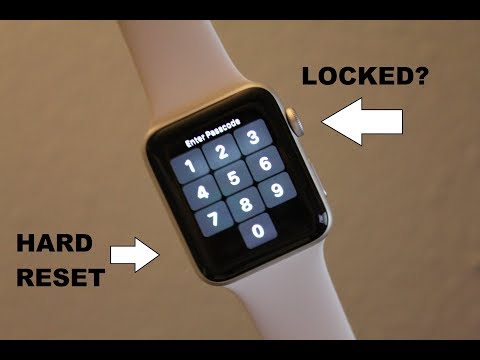 Apple Watch  How to Reset forgot password, screen lock... HARD RESET