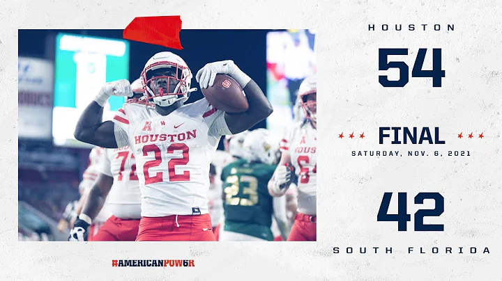 2021 American Football Highlights: Houston 54, South Florida 42 (Nov. 6, 2021)