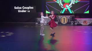 Ainis Pranys Goda Cerniute Salsa Couple U16 Lithuanian Cup 2018