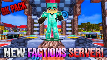 Brand New 1.8 - 1.16 OP Factions Server + 6k Pack Release | Minecraft Factions
