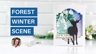 Forest Winter Scene : Honey Bee Stamps Holiday Wishes Youtube Hop