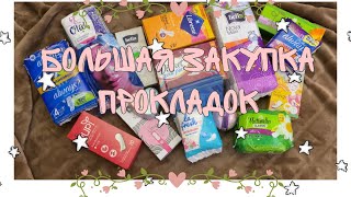 🌸/Большая закупка прокладок и ежедневок🌸/Secret days/🌸