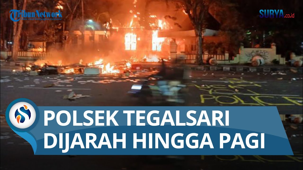 Polsek Tegalsari Surabaya Dibakar, Situs Sejarah Ludes Diamuk Massa