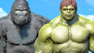 HULK vs KING KONG - Epic Battle