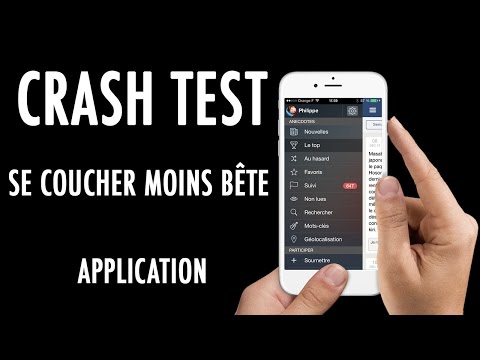 Crash Test - Se coucher moins bête avec Se coucher moins bête (Application)