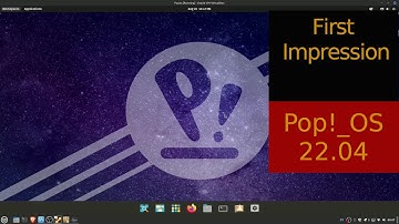 Installation and First look at Pop!_OS 22.04