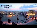 🌆Dreamlike Moments at Shibuya Sky from Sunset to Night View in Shibuya, Tokyo Japan 4K 60fps