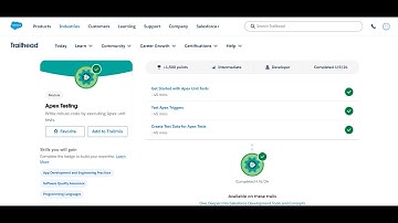Create Test Data for Apex Tests | Apex Testing | Salseforce Trailhead