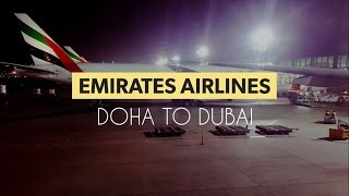 Smoothest Landing Ever Emirates Airlines Economy class ✈ Doha to Dubai Full Flight ✈