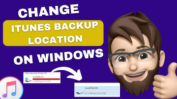 How To Change iTunes Backup location in Windows 10/11😊