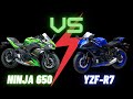Kawasaki Ninja 650 Vs Yamaha R7 | Middleweight Sportbike Shootout