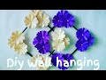 Diy paper flower  wall hanging / Wall hanging craft ideas / flower decorations by KovaiCraft 2