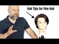 Hair Tips for Fine Hair - TheSalonGuy