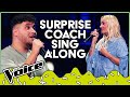 Talent  coaches sing together in the blind auditions of the voice  top 10