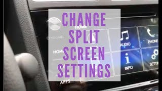 How To Change Split Screen Settings in 2018 Subaru Forester