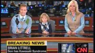 Brian Littrell & Family on Larry King Live talking about Baylee's disease