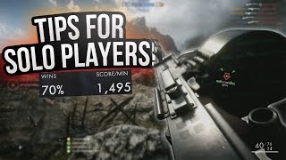 Battlefield 1: Tips for Solo Players - How to Win More Games and Improve Your SPM! (PS4 BF1)