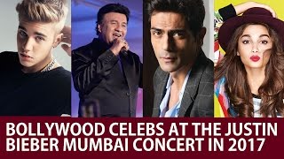 Bollywood Celebs At The Justin Bieber Mumbai Concert in 2017  |  www.globalmovie.in