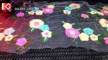 CCD Camera Laser Cutting Applique