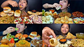 MADDY EATS & FOODIE JD EATING INDIAN STREET FOODS