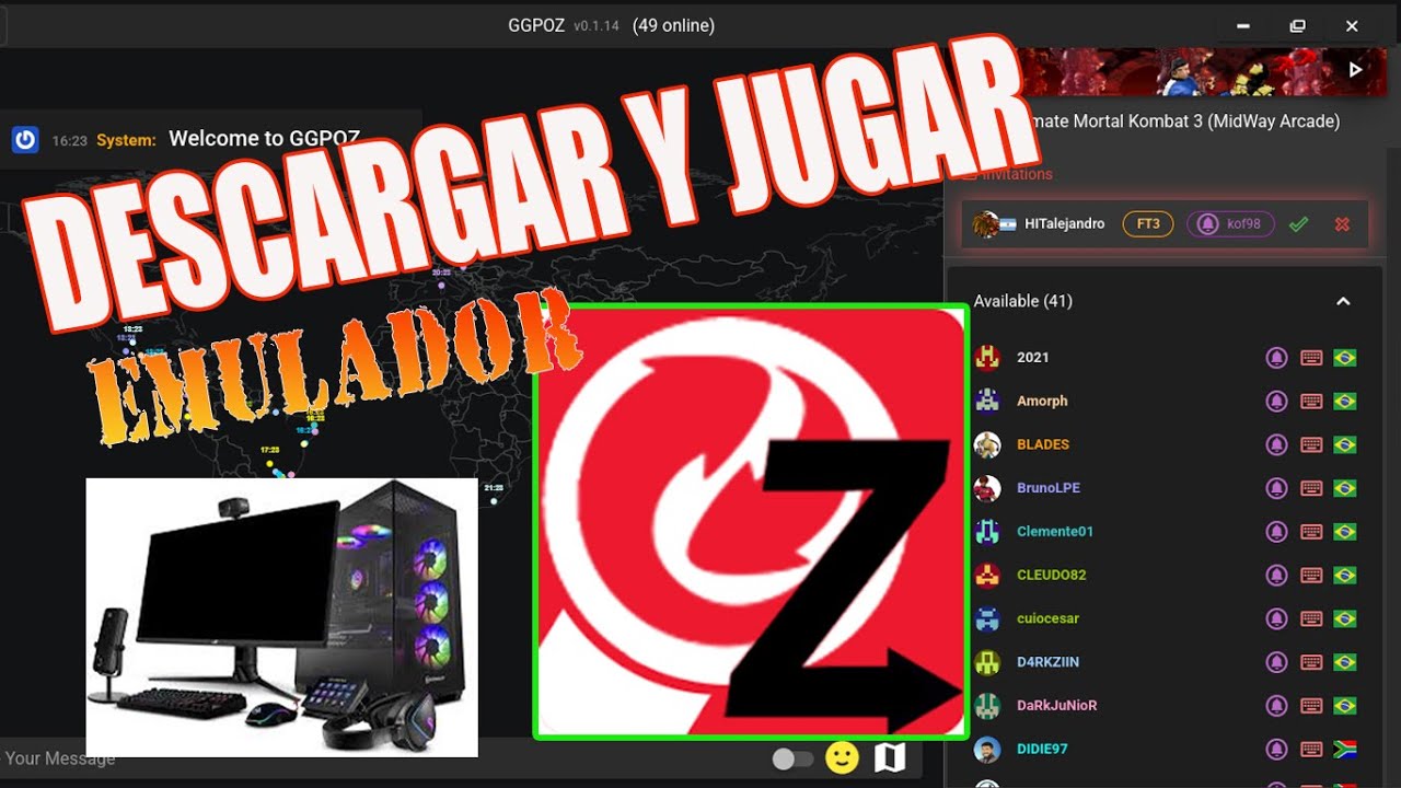 COMO DESCARGAR INSTALAR Y JUGAR Emulador GGPOZ para PC |FACIL|