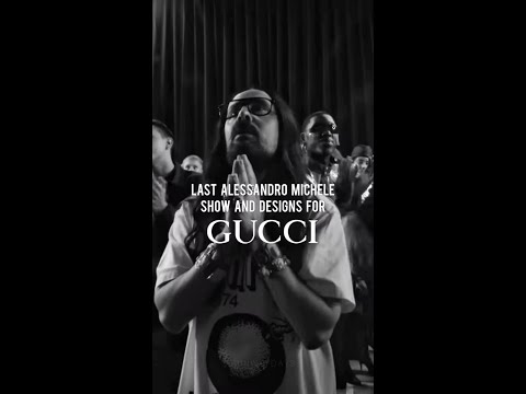 Last Alessandro Michele Show as Gucci Creative Director & Designer. #shorts #gucci #fashion